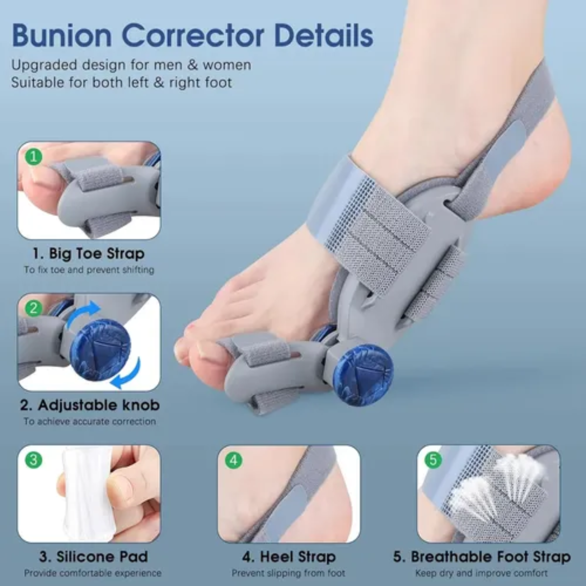 Pomo De Juanete Ajustable Con Punta